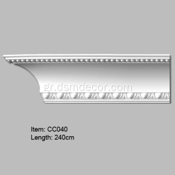 Χύτευση κορώνας PU Cornice European Design